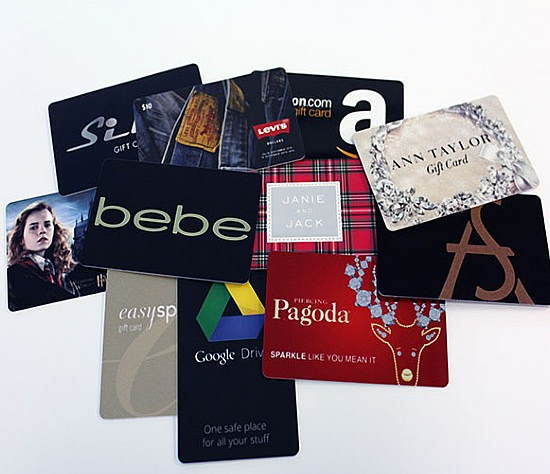 Diverse Giftcards printen