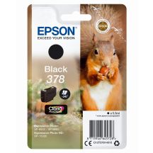 Epson Squirrel Singlepack Black 378 Claria Photo HD Ink