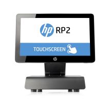 HP RP2 Retail System Model 2030 Alles-in-een 2,41 GHz J2900 35,6 cm (14") 1366 x 768 Pixels Touchscreen Zwart