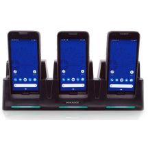 Datalogic Oplaad-/Communicatie station, 3-slots, Locking, USB, Ethernet, Voor Memor 20, Apart bestellen: Voeding en netsnoer