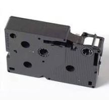 Brother TX-431 labelprinter-tape Zwart op rood