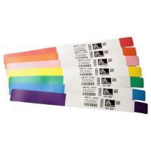 Zebra Z-Band Direct, Roze, 25x279 mm, kleefsluiting, 200 bandjes per cartridge -> Per 6 cartridges