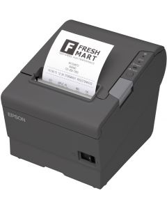 Epson TM-T88V, USB, Ethernet, donkergrijs, incl. EU voeding