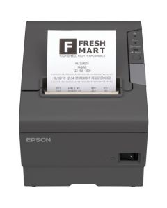 Epson TM-T88V, USB, WLAN, donkergrijs, incl. EU voeding