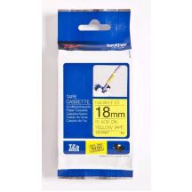 Brother TZe-FX641 labelprinter-tape Zwart op geel