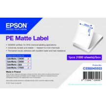 Epson labels 203x152 mm, Gestapeld, Synthetisch, Matt coated, 1000 labels