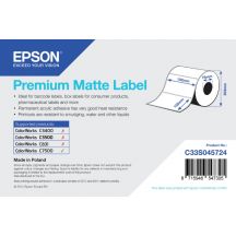 Epson labels 102x152 mm, Normaal papier, Premium matt coated, 800 labels per rol