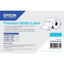 Epson labels 76x51 mm, Normaal papier, Premium matt coated, 2310 labels per rol