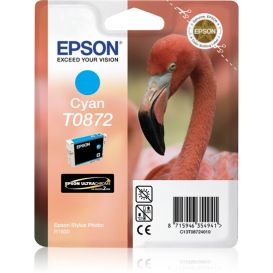 Epson Flamingo inktpatroon Cyan T0872 Ultra Gloss High-Gloss 2