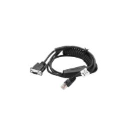 Unitech 1550-900042G seriële kabel Zwart 2 m DB9
