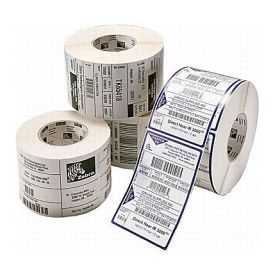 Zebra Labels, 102x51 mm, PolyE 3100T, polyethylene, glossy, kern 76mm, 2590 labels per rol -> Per 4 rollen