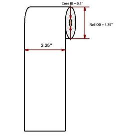 Datamax O'Neil Premium 2.25" x 74' thermal papier