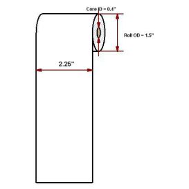 Datamax O'Neil Long life paper 2.25"' x 53' thermal papier