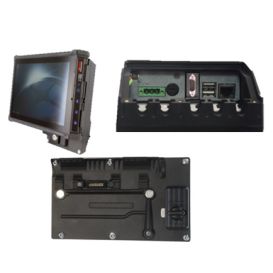 Datalogic Docking Station, 12-48 VDC, voor TaskBook, met lever lock, 2x USB, 1x Ethernet, 1x RS232, incl. netsnoer (DC, 2.9 m)