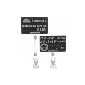 Evolis price tag clamps, 4 cm