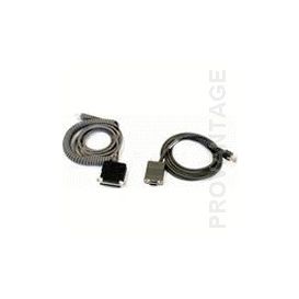 Datalogic RS-232 kabel (9 PIN female), Gekruld, Lengte 2.4 meter