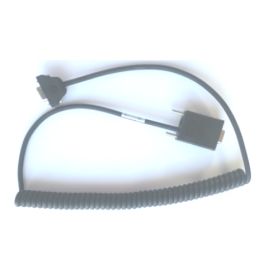 Zebra CBL-58918-03 0.8m RS232 DB9 Zwart seriële kabel