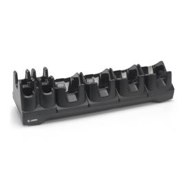 Zebra oplaad/communicatie station, 4-slots (4x device, 4x batterij), ethernet, voor de TC8x (non DPM), excl. voeding, DC kabel en netsnoer