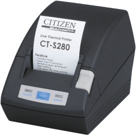 Citizen CT-S280, USB, zwart, incl. voeding, excl. aansluitkabel