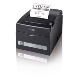 Citizen CT-S310II, USB, Ethernet, cutter, zwart, incl. USB kabel en EU netsnoer