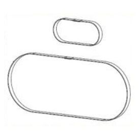 Zebra P1046696-146 reserveonderdeel voor printer/scanner Riem 2 stuk(s)