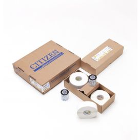 Citizen labels 32x20 mm, Kern 40 mm, Polyethyleen, Semi-gloss, Diameter 127 mm, 26600 labels + Resin linten