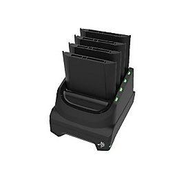 Zebra Batterij oplaadstation, 4 slots, incl. voeding en DC kabel, apart bestellen: netsnoer (C13), voor de TC5X