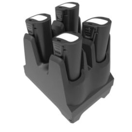 Zebra batterij oplaadstation, 4-slots, voor de TC8x, apart bestellen: voeding, DC kabel en netsnoer