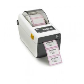 Zebra ZD410 HC, USB, BT (BLE, 4.1), Wi-Fi, 300 dpi, DT, MS, RTC, EPLII, ZPLII, wit, incl. USB kabel en voeding