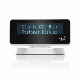 Star SCD222U klantendisplay, 2x 20 tekens, wit, USB 2.0, geschikt voor de mPOP, MC-Print3