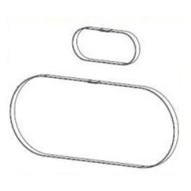 Zebra P1046696-145 reserveonderdeel voor printer/scanner Riem 2 stuk(s)