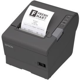 Epson TM-T88V, USB, RS232, donkergrijs, incl. EU voeding