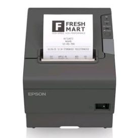 Epson TM-T88V, USB, LPT, donkergrijs UK
