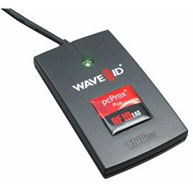 RF IDeas pcProx 125kHz Enroll smart card reader Binnen Zwart RS-232