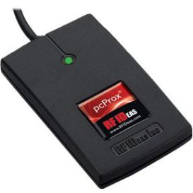 RF IDeas pcProx Plus smart card reader Zwart USB 2.0