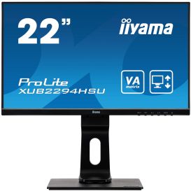 iiyama ProLite XUB2294HSU-B1 LED display 54,6 cm (21.5") 1920 x 1080 Pixels Full HD Zwart