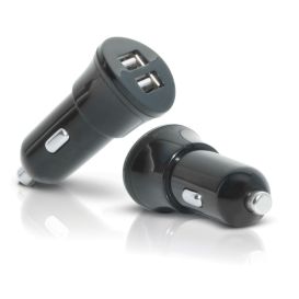 Mobilis Car Charger 2 USB Zwart Auto
