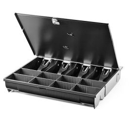 HP Standard Duty Till with Lockable Lid geldkist en kassalade Zwart