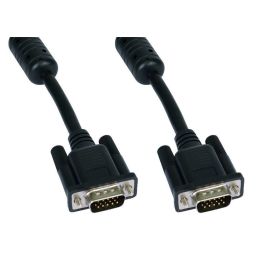 Cables Direct 5m SVGA VGA kabel VGA (D-Sub) Zwart, Chroom
