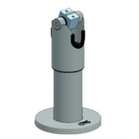 Ergonomic Solutions SpacePole DTP102 Tablet/UMPC Zwart Actieve houder