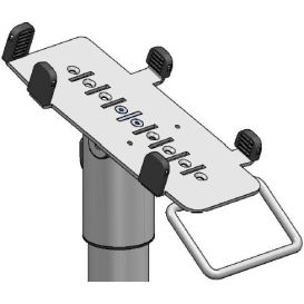 Ergonomic Solutions SpacePole VER171-DM-02 houder Eindstation Zwart Actieve houder