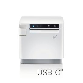 Star MC-Print3 MCP31C, LAN, USB-C met SteadyLAN voor Android/Windows/Mac, 2x USB Host, CloudPRNT, wit, incl. voeding
