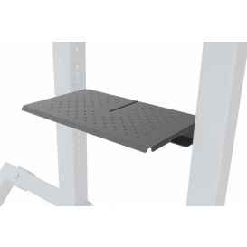 Heckler Design H491-BG accessoire voor multimediawagens Plank Zwart, Grijs Staal