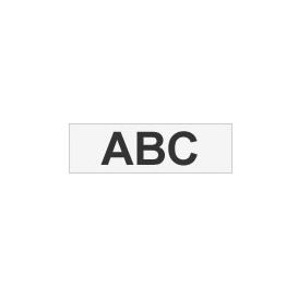 Brother Gloss Laminated Labelling Tape - 24mm, Black/Clear labelprinter-tape TX