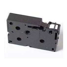 Brother TX-431 labelprinter-tape Zwart op rood
