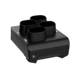 Zebra batterij oplaadstation, 4 slots, inductive charging, zwart, incl. voeding en DC kabel, apart bestellen: netsnoer, voor de CS6080