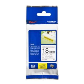 Brother TZeS241 labelprinter-tape Zwart op wit TZ