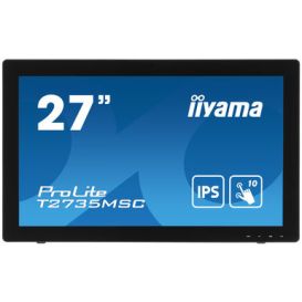 iiyama ProLite T2735MSC-B3 touch screen-monitor 68,6 cm (27") 1920 x 1080 Pixels Multi-touch Zwart
