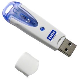 HID Identity OMNIKEY 6121 smart card reader Blauw, Grijs USB 2.0