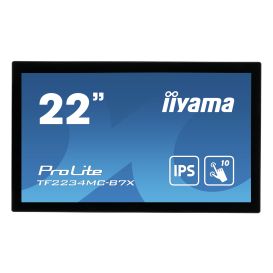 iiyama ProLite TF2234MC-B7X touch screen-monitor 54,6 cm (21.5") 1920 x 1080 Pixels Multi-touch Multi-gebruiker Zwart